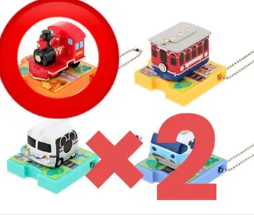 디즈니 리조트 탈것 캡슐 토이 2개 세트