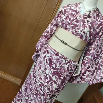 순수 실크 코몬 연보라 그라데이션