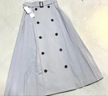 Diagram 그레이스 콘티넨탈 트렌치 플리츠 스커트 스커트