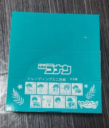 명탐정 코난 트레이딩 미니 색지 캐릭터 페코 여름 미개봉
