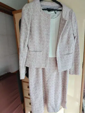 핑크 계열 트위드 셋업 13호