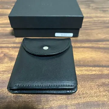 [ Iru ] 이케노하타 긴카텐 접이식 지갑 블랙