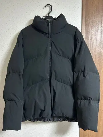 WYM HEAT FIBER DOWN 블랙 다운 자켓