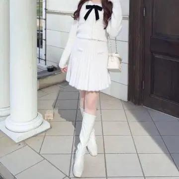 An MILLE 샤기 트위드 셋업