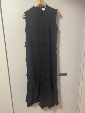 SPORTMAX 슬리브리스 롱 원피스 블랙