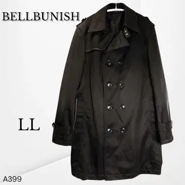 [벨브니쉬] 트렌치코트 더블 버튼 베이직 광택감 LL