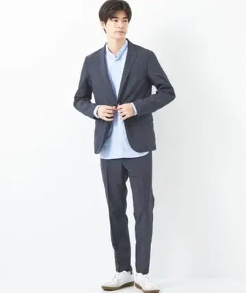 컨디션 최상 그린 라벨 릴랙싱 캐주얼 수트