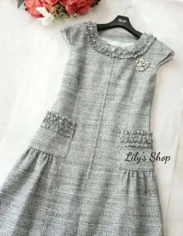 르네 트위드 원피스