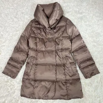 ROPE 다운 코트 여배우 옷깃 광택 그레이지 S 클리닝 완료