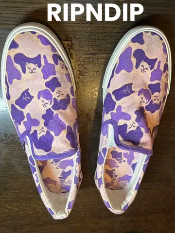 립 앤 딥 보라색 슬립온