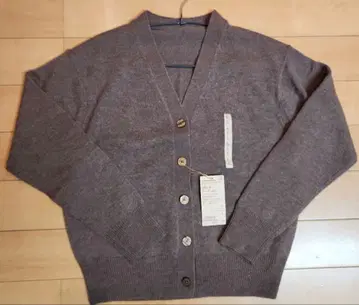 무인양품 워셔블 울 미들 게이지 가디건 L 사이즈