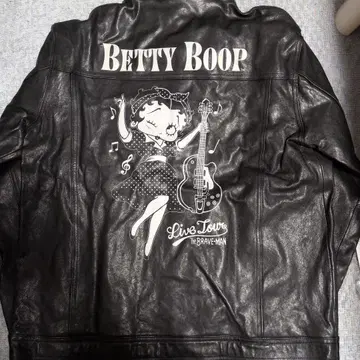 Betty Boop 블랙 가죽 자켓