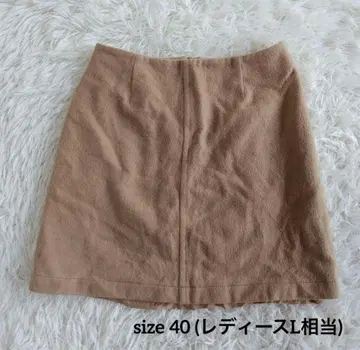 Spick&Span 두꺼운 원단 사다리꼴 미니 스커트