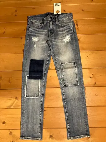 [택 포함 새상품] MILE 6737 패치워크 데님 XS