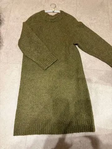 TOMORROWLAND 알파카 니트 원피스 라운드넥