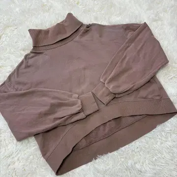 HARE 브라운 하이넥 트레이닝복