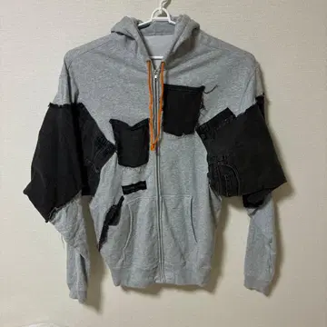 codonademoda 코도나데모다 리메이크 후드티 그레이/블랙