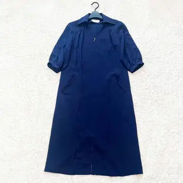 케이미 원피스 코트 집업 겉옷 네이비 7