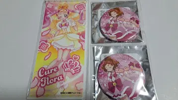 트윙클 캔뱃지 14 전 프리큐어전 태피스트리 큐어 플로라