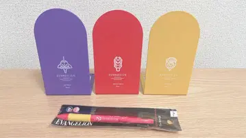 [ 다이소 ] 에반게리온 북 스탠드 세트와 펜