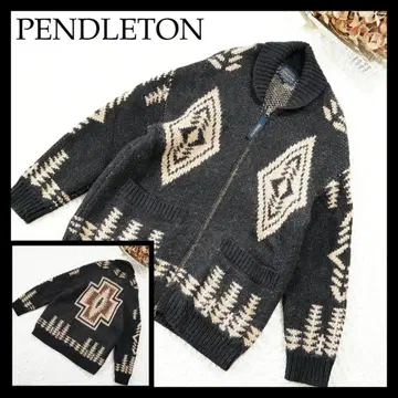 [새상품급] PENDLETON 펜들턴 네이티브 무늬 집업 가디건