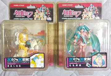 하츠네 미쿠 미쿠모 이매지네이션 장면 피규어 사랑색 병동 동글동글 2체