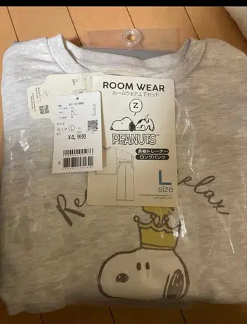 스누피 룸웨어 면 99% L 사이즈 PEANUTS