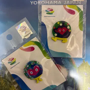 EXPO2027 뚱땅뚱땅 핀 배지 2개 세트