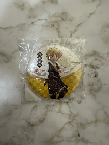 귀멸의 칼날 스이파라 아가츠마 젠이츠 캔 배지 2개 세트