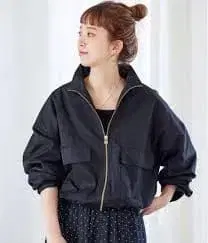 B.C STOCK 크롭 기장 블루종 [ 새상품급 ]