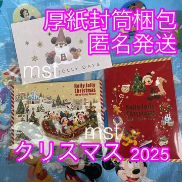 디즈니 엽서 크리스마스 미키 프렌즈 릴 린린 3장 세트