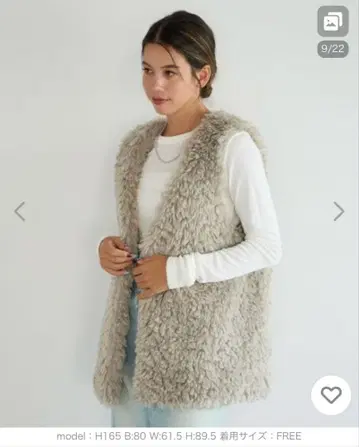 미사용 새상품 BAYFLOW 베이플로우 그레이 퍼 베스트 FREE