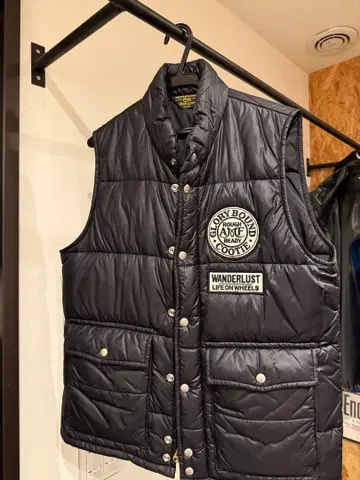 COTTE 다운 베스트 XL 네이비 WANDERLUST