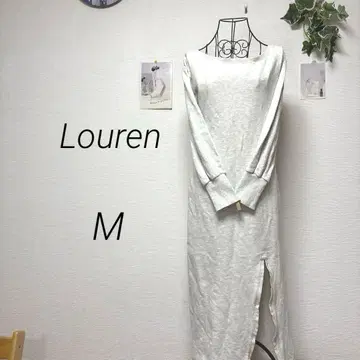 10562 Louren 로렌 맨투맨 롱 원피스 M