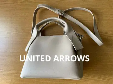 UNITED ARROWS 웹 한정판 아웃 핸들 디자인 토트백