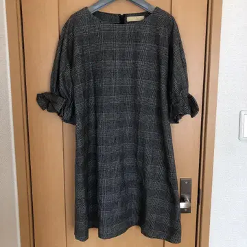 leur logette anatelier 체크 원피스