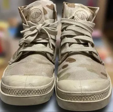 PALLADIUM 카모플라쥬 하이컷 스니커즈