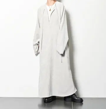 평일 타임세일 CITYSHOP 벨벳 카프탄 드레스 그레이