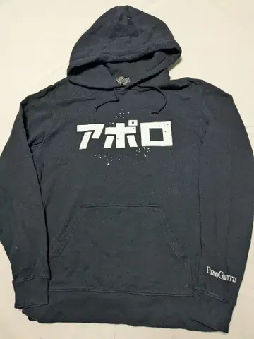 포르노그라피티 x NASA 콜라보 아폴로 로고 후드티