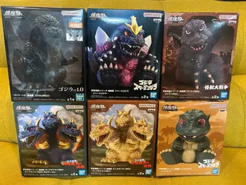 도호 괴수 시리즈 진좌수 피규어 6개 세트