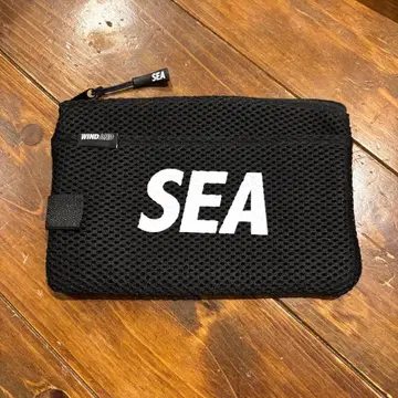 WIND AND SEA 위드앤씨 메쉬 지퍼 파우치
