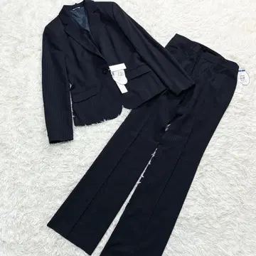 [ 미사용품 ] ANCHOR WOMAN 네이비 수트 셋업 스트레치 팬츠