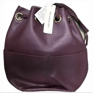 새상품 RODE SKO 로데스코 숄더백 복조리 와인색