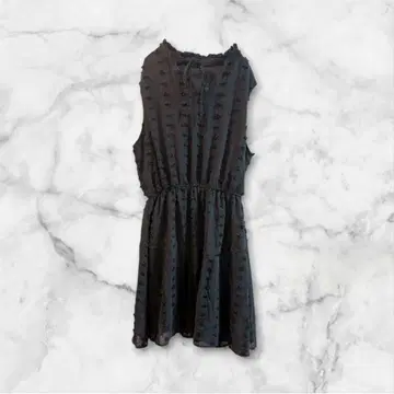 슬리브리스 블랙 원피스 [ L ]