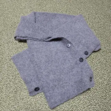 캐시미코 / 초폭신 캐시미어 100 그레이 머플러 이미지 2에 가깝습니다