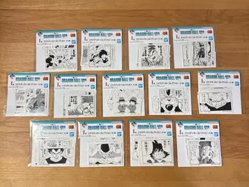 제일복권 드래곤볼 40th 시계 부품 스티커 13종 중 2개만 없음