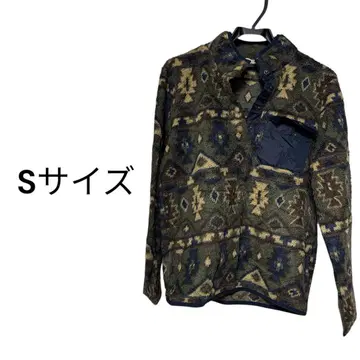 기하학 패턴 플리스 자켓 S 사이즈