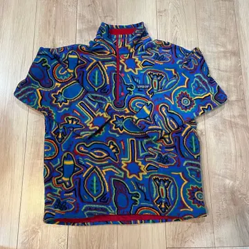 90s 파타고니아 USA 신틸라 스냅 T 올 패턴 플리스