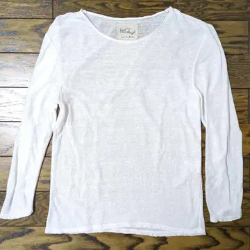 일본제 켄랜드 린넨 7부 소매 티셔츠 면 kenland