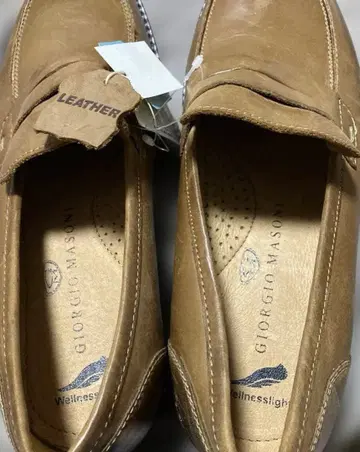 남성용 가죽 펌프스 24.5 미사용